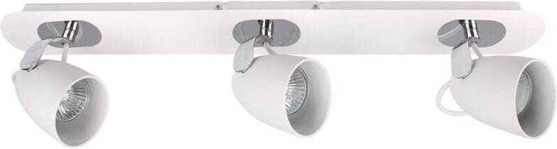 Italux - Oxford - Moderne Scheinwerfer Chrom, Weiß 3 Licht mit Weißem Farbton, GU10