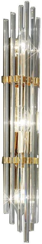 Ontario - Lifestyle Wandleuchte aus poliertem Gold, 3x E14 - Kolarz