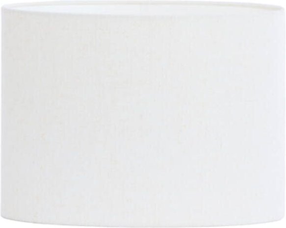 Lampenschirm - Livigno - weiß - textil - E27 - - Light&living
