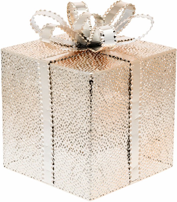 Vpm Champ-Geschenkbox. 3AA 20x20xH25cm Weihnachtslichter