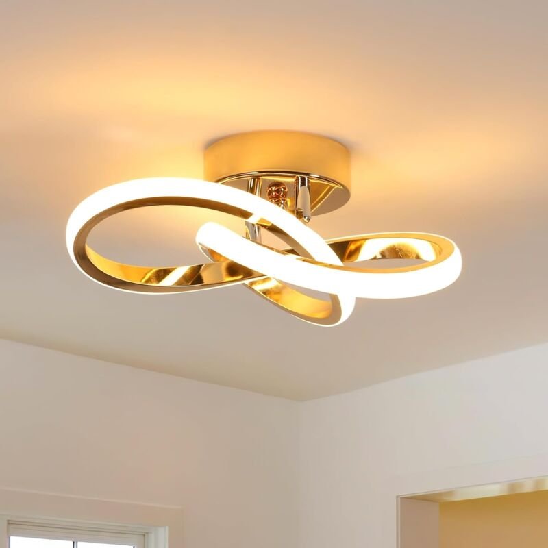 Comely - Moderne LED-Deckenleuchte, 22 w, 2500 lm, Kleeblatt-Design, LED-Deckenleuchte, LED-Deckenlampe für Schlafzimmer...