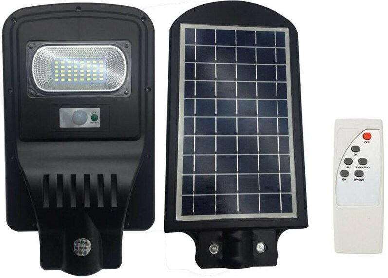 Trade Shop - LAMPIONE STRADALE LED 30 W FOTOVOLTAISCHE ENERGIE EXTERNAL -
