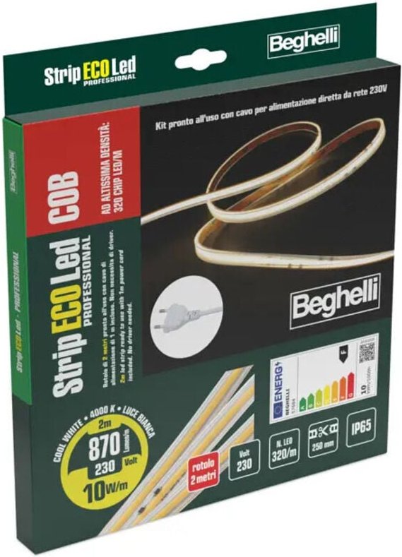 Beghelli EcoLED Universalstreifenleuchte LED 10 W 2000 mm