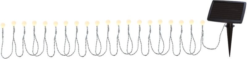 Best Season LED-Solarlichterkette, Balls, 20-teilig