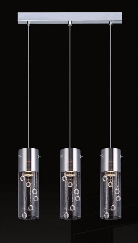 Thumbnail - Cordell Crystals 3 Light Bar Pendel-Deckenleuchte, GU10 - Italux