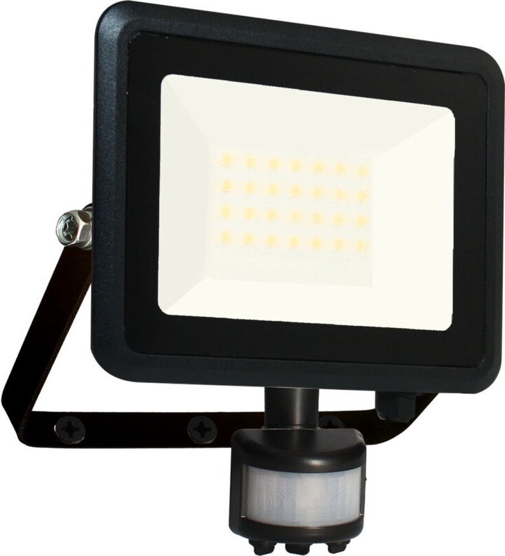 KREON 2 Wandstrahler - IP44, 20W, 4000K, 2000lm, Schwarz - IR-Detektor Arlux Lighting