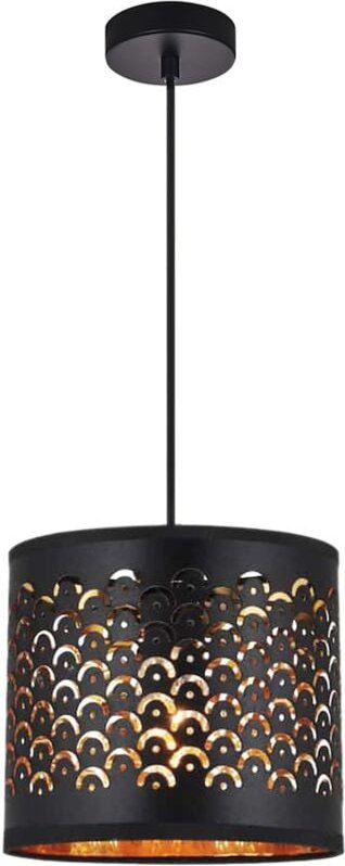 Hängelampe Morgan 1 E27 Schwarz Milagro ML1800