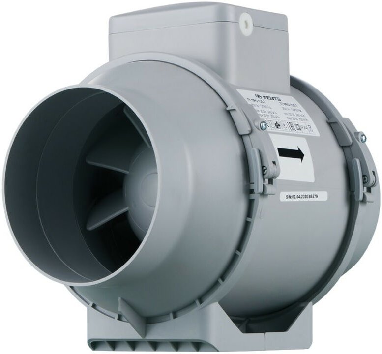 Rohrventilator Lüfter tt Pro 125 t bis 350 m³/h