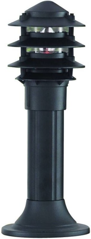 Searchlight Outdoor Posts - 1 Lichtpoller im Freien Sockel Licht Schwarz IP44, E27