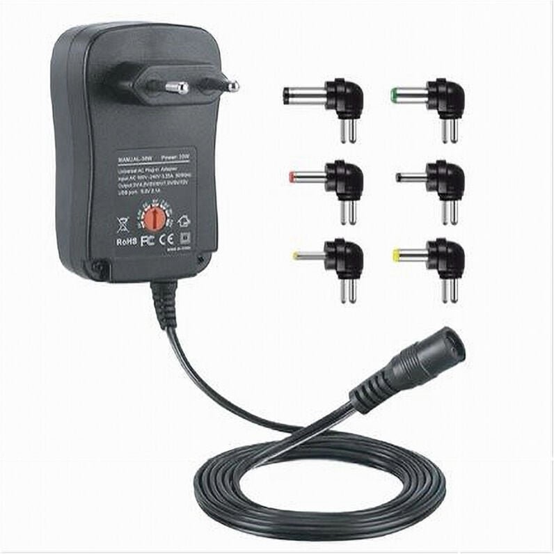Trade Shop - verordnungen universal alimenter von 3V bis 12V caricabatterie 30W Maxtech CA-S017U -