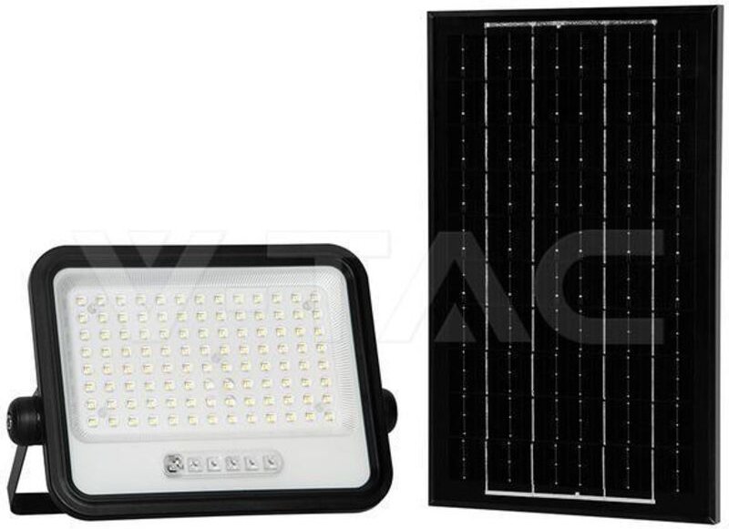 V-tac 200w solar led-flutlicht mit fernbedienung mit dämmerung 2000-8000k - 24084