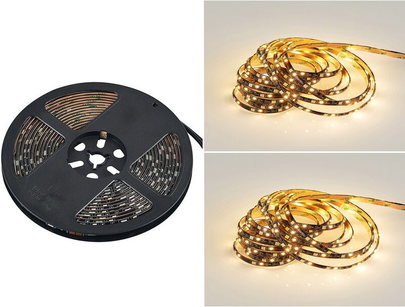 Meinewunschleuchte - 2er Set led Streifen mit Fernbedienung & rgb für Innen & Außen - 5 Meter