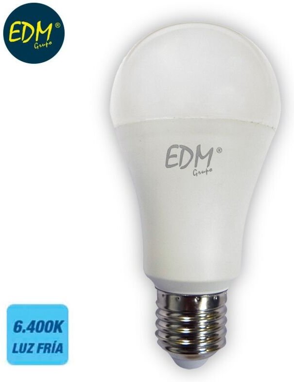 Thumbnail - EDM - Standard LED-Glühbirne E27 20 w 2200 lm 6400 k Kaltlicht Ø6,5 x 12,4 cm