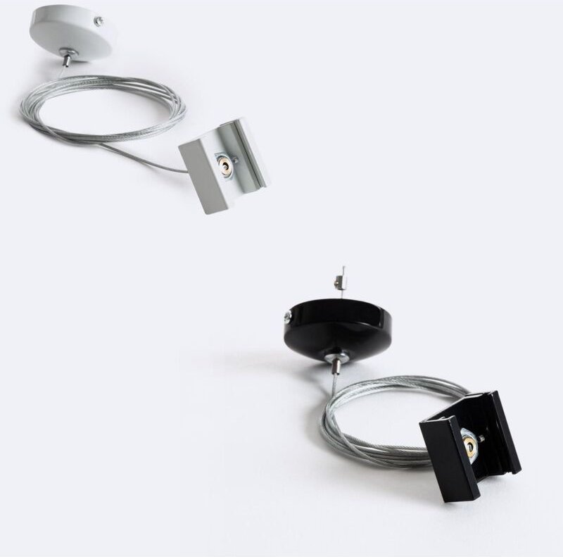 Aufhängeset für 3-Phasenstromschiene dali Weiß