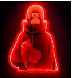 Itachi light-up Neon-Stil 40 cm one Stück naruto shippuden