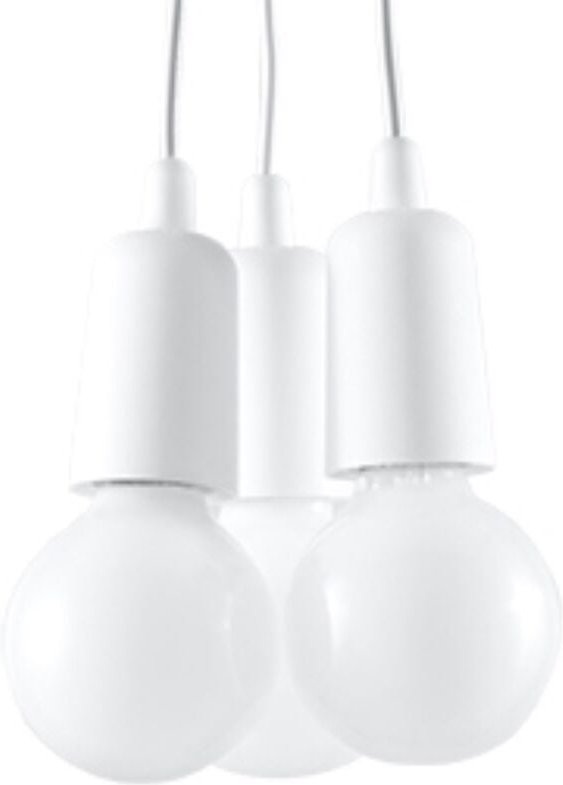 Hängelampe INEZA 3 E27 Weiß Lumilo 05.147.70