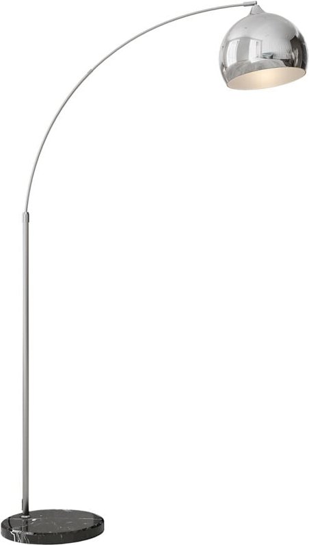 Stehlampe Stehleuchte höhenverstellbar, schwenkbar Bogenlampe mit E27 Fassung Standleuchte für Wohnzimmer Schlafzimmer, ...