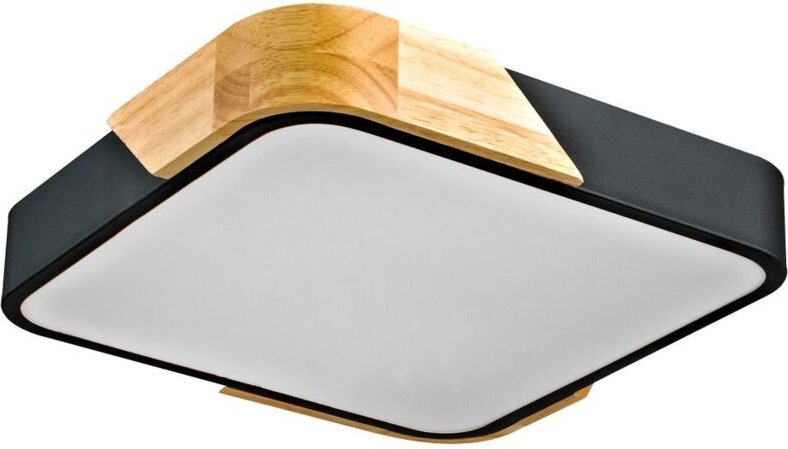 LED-Deckenleuchte 24W Santer PLF-13187-BK-WO Italux