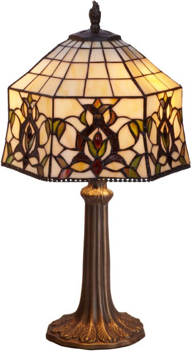 Tischlampenförmiger Sockel mit Bildschirm mit 20 cm Durchmesser der Hexa-Serie