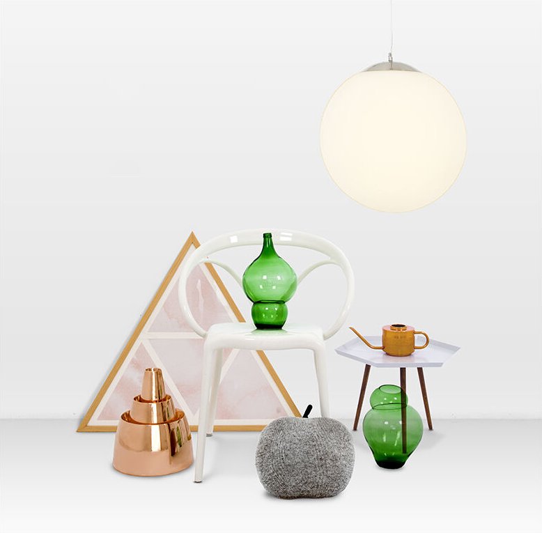 Moderne Hängelampe Glas 40cm - Ball