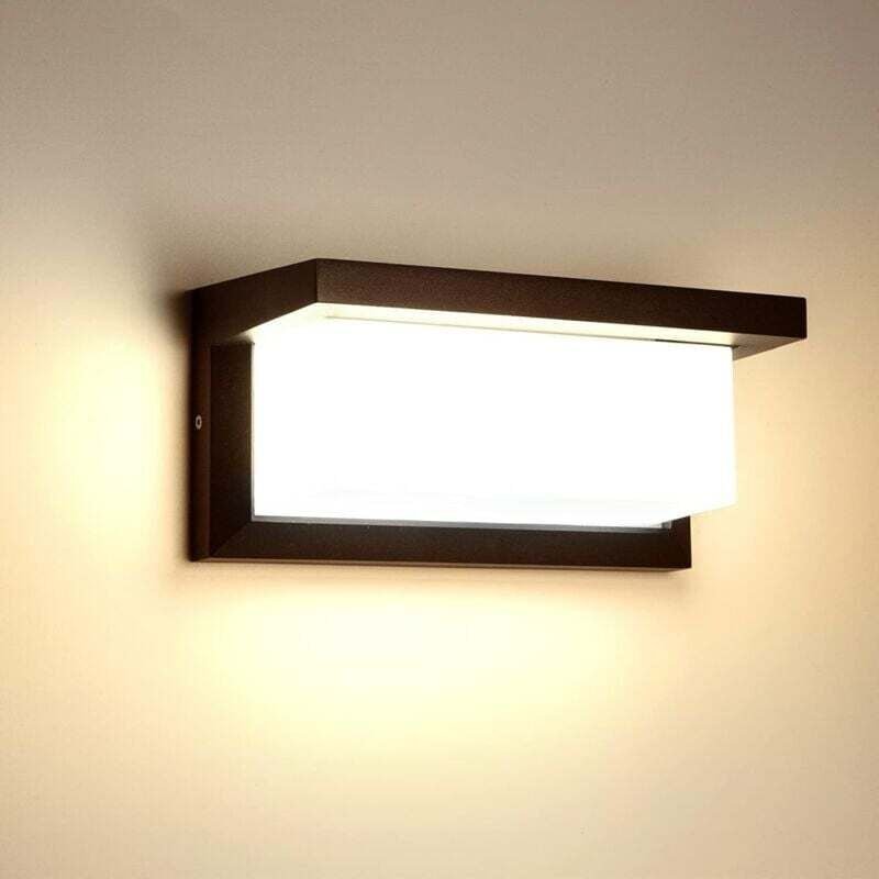 Moderne LED-Wandleuchte für den Innen- und Außenbereich, 3000 K, wasserdicht (IP65), Außenbeleuchtung, Wandmontage, für ...