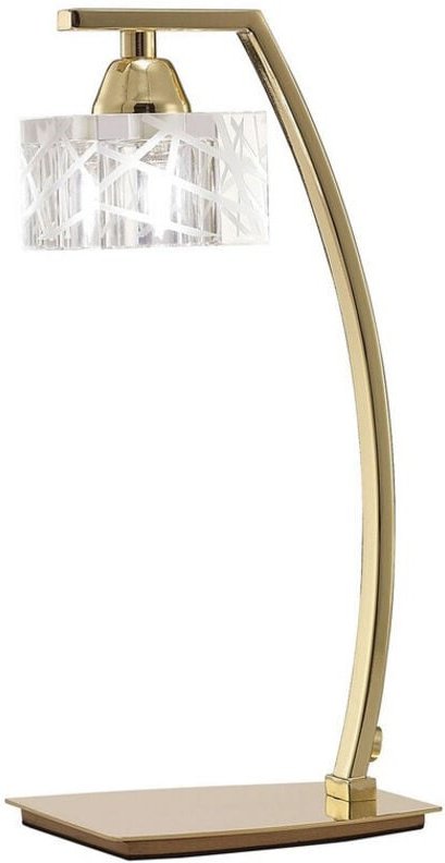 Zen Tischlampe 1 Licht G9, Messing poliert