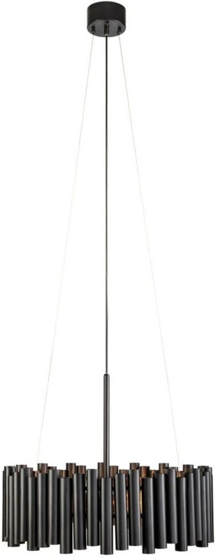 Level Zylindrischer Deckenpendel 3 Licht Schwarz - Markslojd