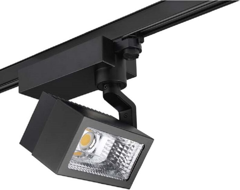 Proyector action wall washer 38.6w blanco neutro - 4000k cri 80 on-off negro 281