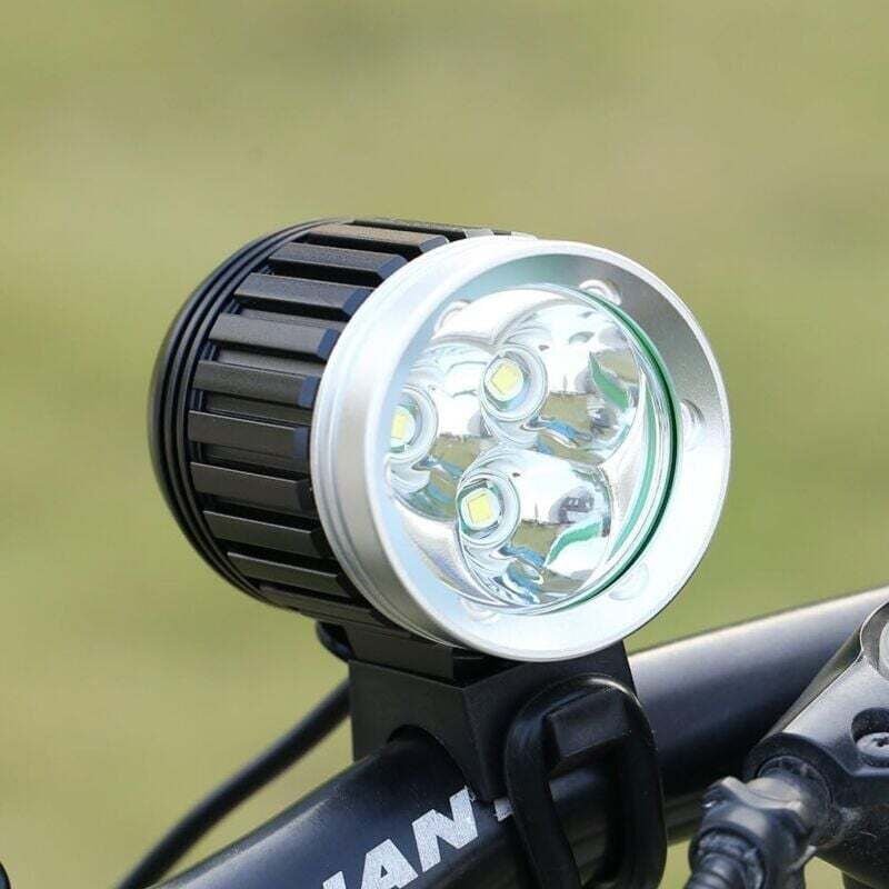 Leistungsstarkes LED-MTB-Licht, Fahrradlampe, MTB-Beleuchtung, wasserdicht, wiederaufladbar, LED-Fahrradscheinwerfer, 40...