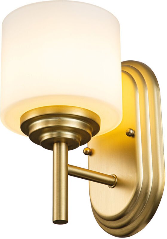 Elstead Feiss Malibu Wandleuchte Messing gebürstet, IP44