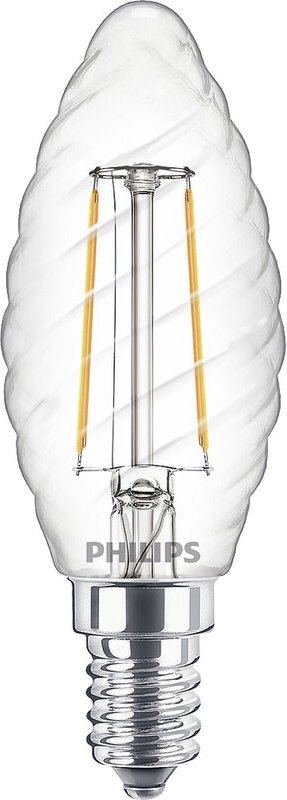 Philips LED 76235300 LED EEK E (A - G) E14 Kerzenform 2 W = 25 W Warmweiß (Ø x L) 3.5 cm x 9.7 cm 1