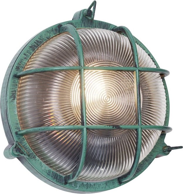 Außenwandleuchte Grün Rund IP44 - Noutica