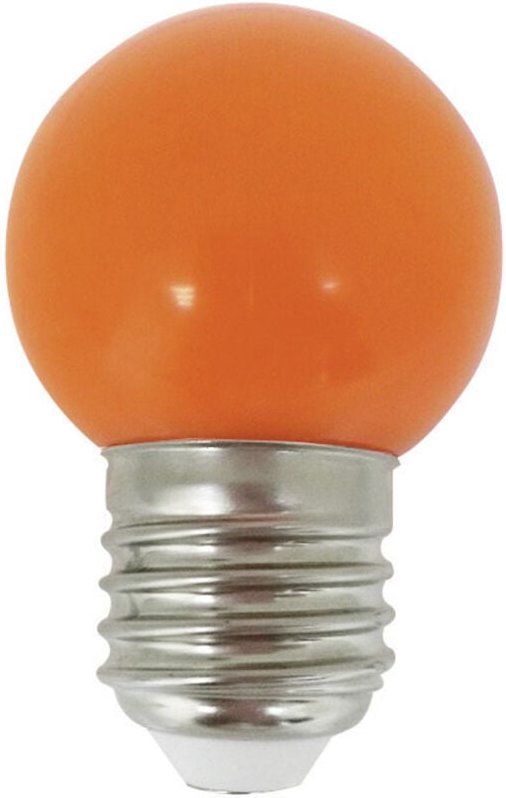 Lightme - LM85255 led eek g (a - g) E27 Tropfenform 1 w Orange (ø x l) 45 mm x 69 mm 1 St.