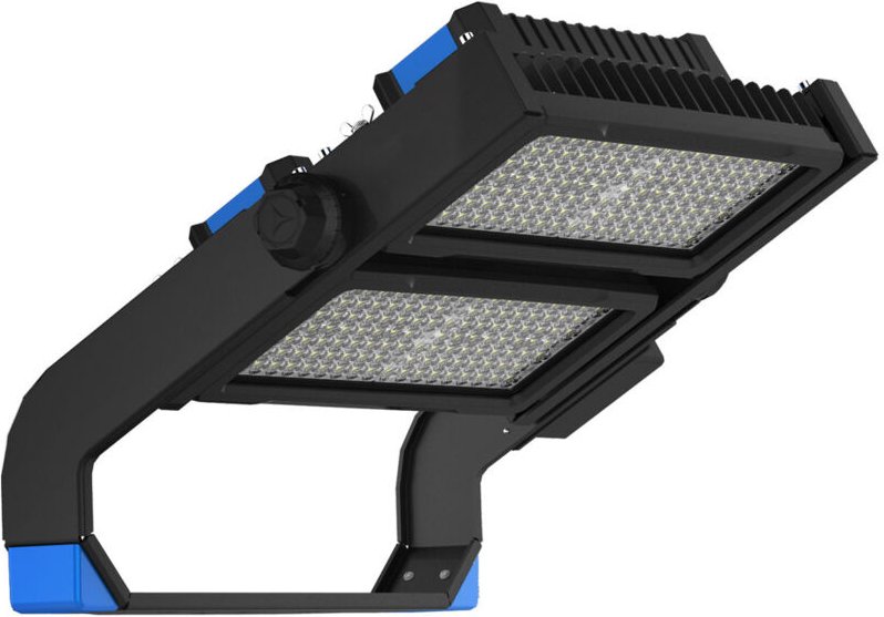 LED-Flutlichtstrahler 600W Stadium Professional 170lm/W IP66 INVENTRONICS Dimmbar 0-10V Kaltes Weiß 5000K 60º564 mm