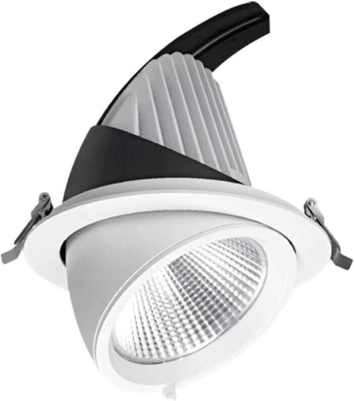 LED Schneckenstrahler COB 40W verstellbar Einbau EAGLERISE Trafo Farbtemperatur: Neutralweiß 4000K