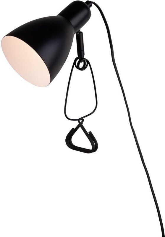 Thumbnail - Tischlampe Tischleuchte Klemmstrahler schwarz Schlafzimmerlampe beweglich H 28cm