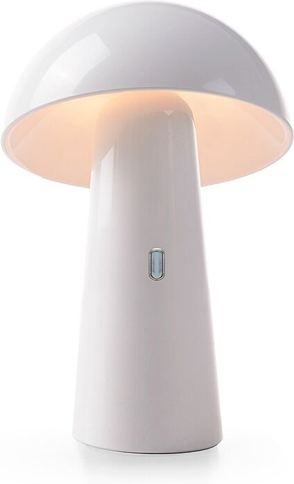 Shitake Tischleuchte mit wiederaufladbarem Akku. Warmes LED-Licht. Hergestellt in Spanien.