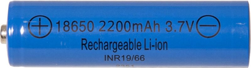 Ersatzakku für Solarartikel, Type 18650