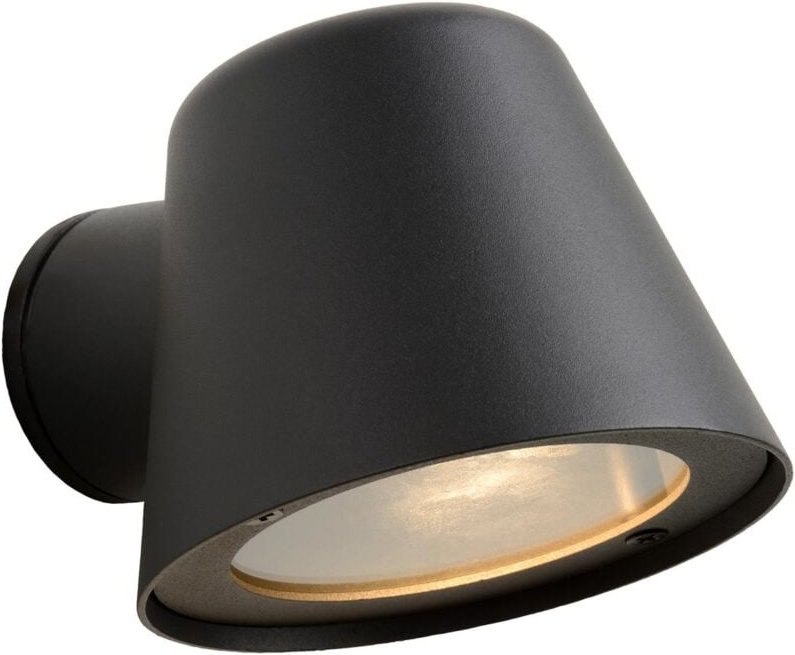 Dingo-led - Wandleuchte Innen/Außen - led Dim. - GU10 - 1x5W 3000K - IP44 - Anthrazit - Lucide