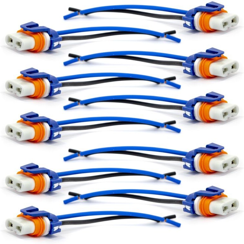 Keramik-Steckdosenwürfel HB3/9005 für Beleuchtung 12V/24V x 10