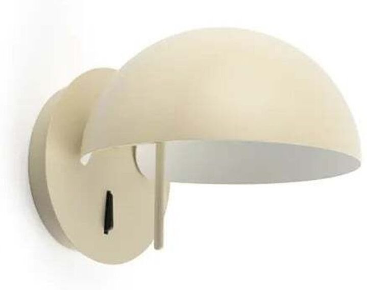 Faro Matilda Kuppel-Wandleuchte Beige 1x E14