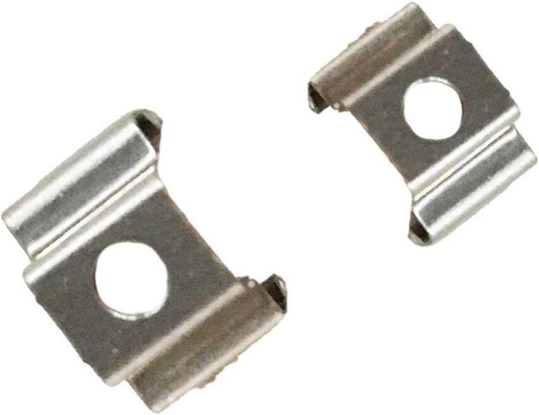1 Paar Montageclips Halter für LED Eck-Profil 8 x 8mm (4314)