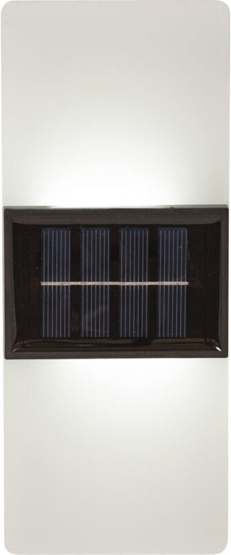 Solarwandlaterne Wally Frost, Wandleuchte, Mattiert, led, Dämmerungssensor, Warmweiß & Tageslicht, Außenbereich, 20 cm -...