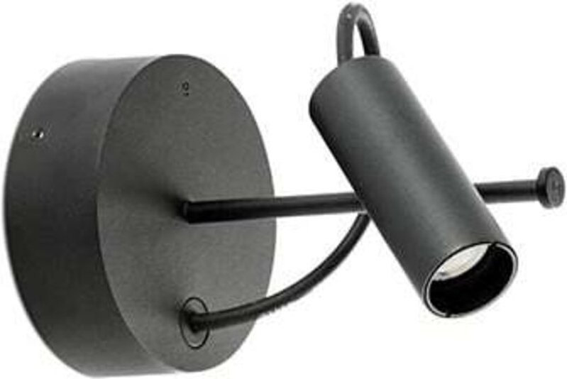 Faro Barcelona - clap Schwarzer Wand-/Deckenstrahler 6W 3000K 38º mit Lampenschirm 75710-233P