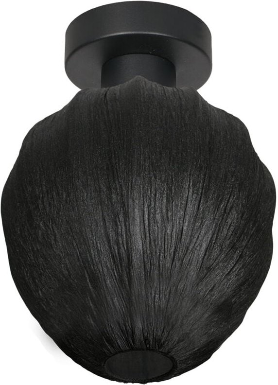 Steinhauer - deckenleuchte - Bloeba - schwarz - metall textil - Ø