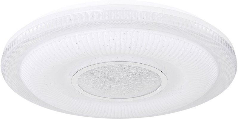 Smart led Deckenlampe dimmbar mit Fernbedienung Sternenhimmeleffekt Wohnzimmerlampe, Kristalle, 30W 2300lm warmweiß-kalt...