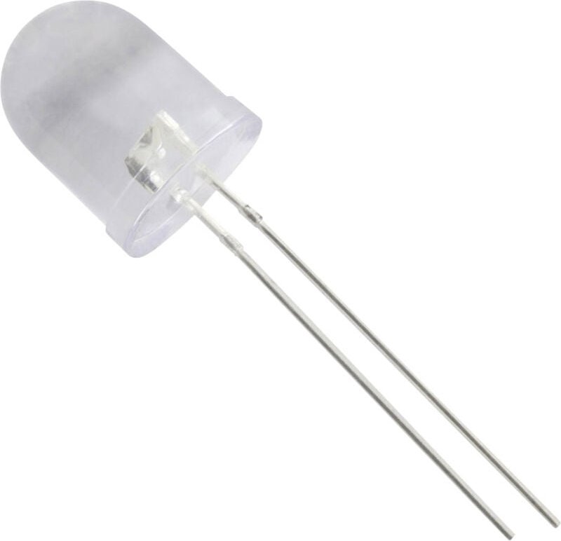 TRU COMPONENTS 1577507 LED bedrahtet Grün Rund 10 mm 8800 mcd 25 ° 20 mA