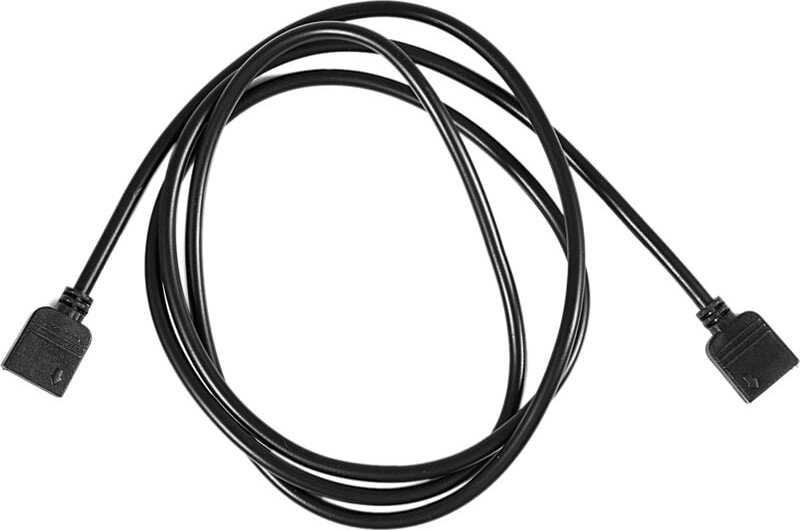 RGB-LED-Streifen, 4-poliges Verlängerungskabel (Buchse auf Stecker), Schwarz, 1 m