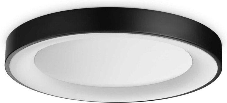 Ideal Lux - planet Integrierte LED-Halbbündigleuchte, Schwarz, 2600 lm, 3000 k