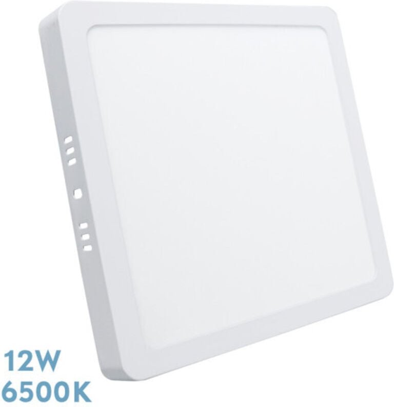 Selenite Square Surface Downlight 12 W 6500 K Weiß 1080 Lm 2,8 x 17 x 17 cm